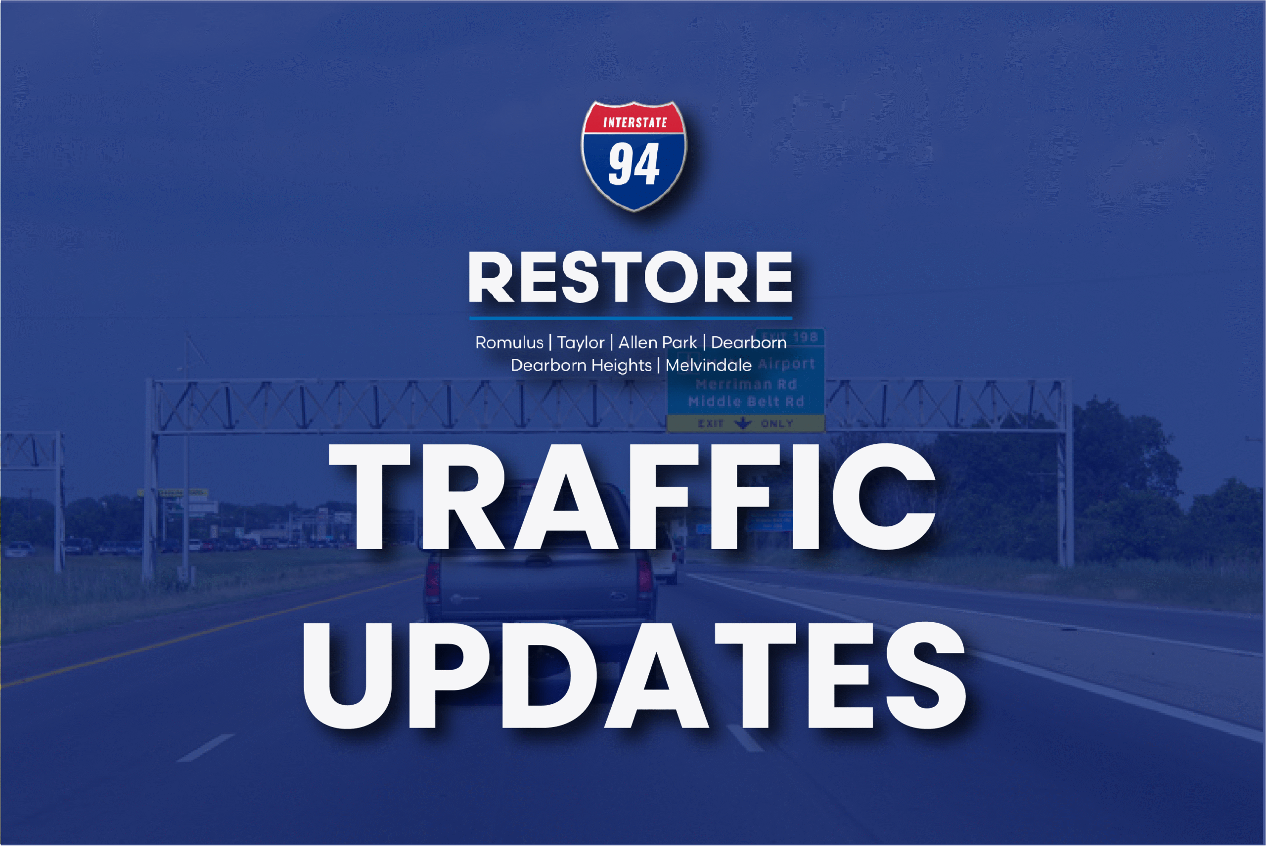 restore 94 traffic updates graphic for construction updates page intro section