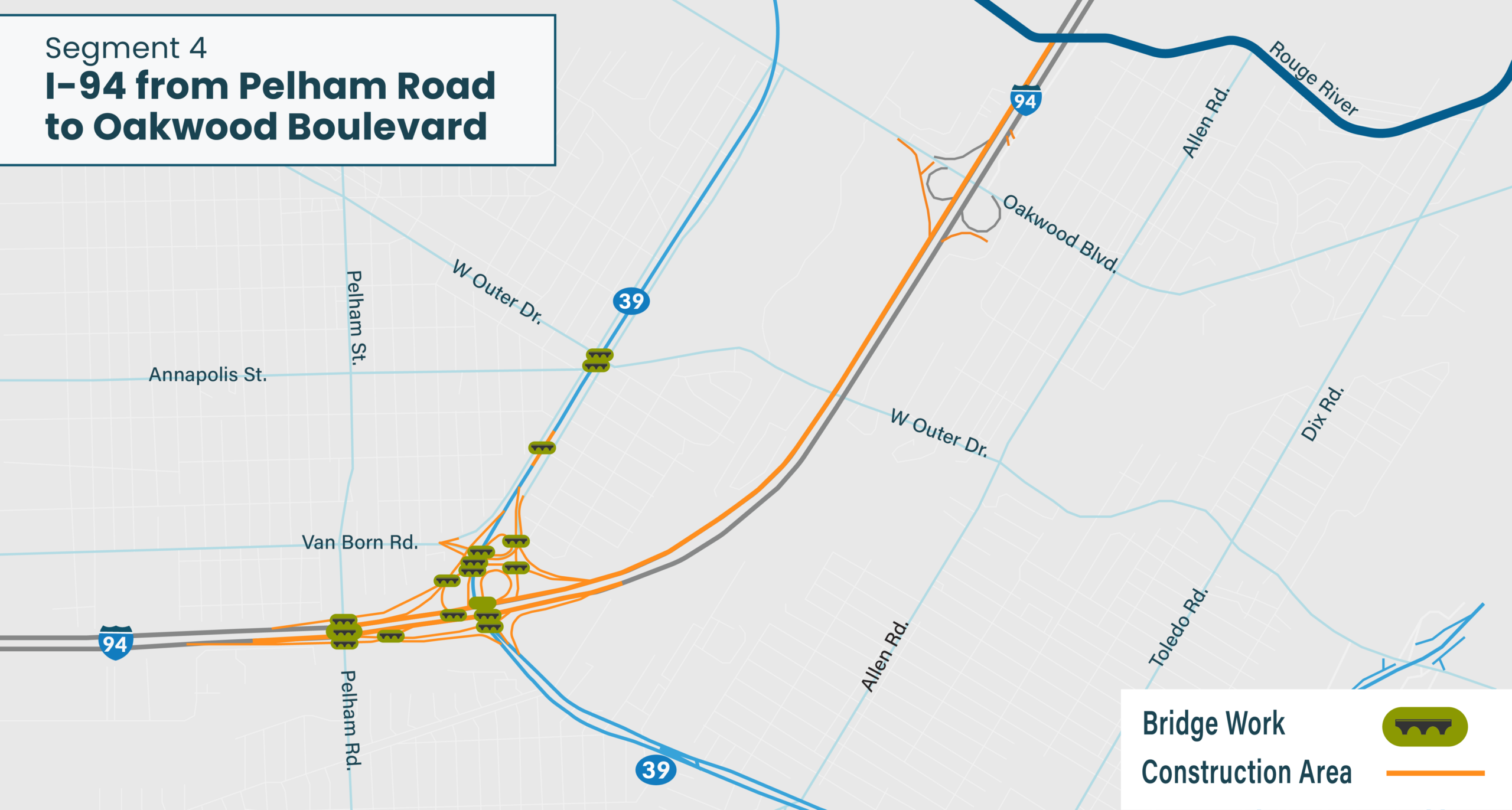 Segment 4 — Pelham Road to Oakwood Boulevard