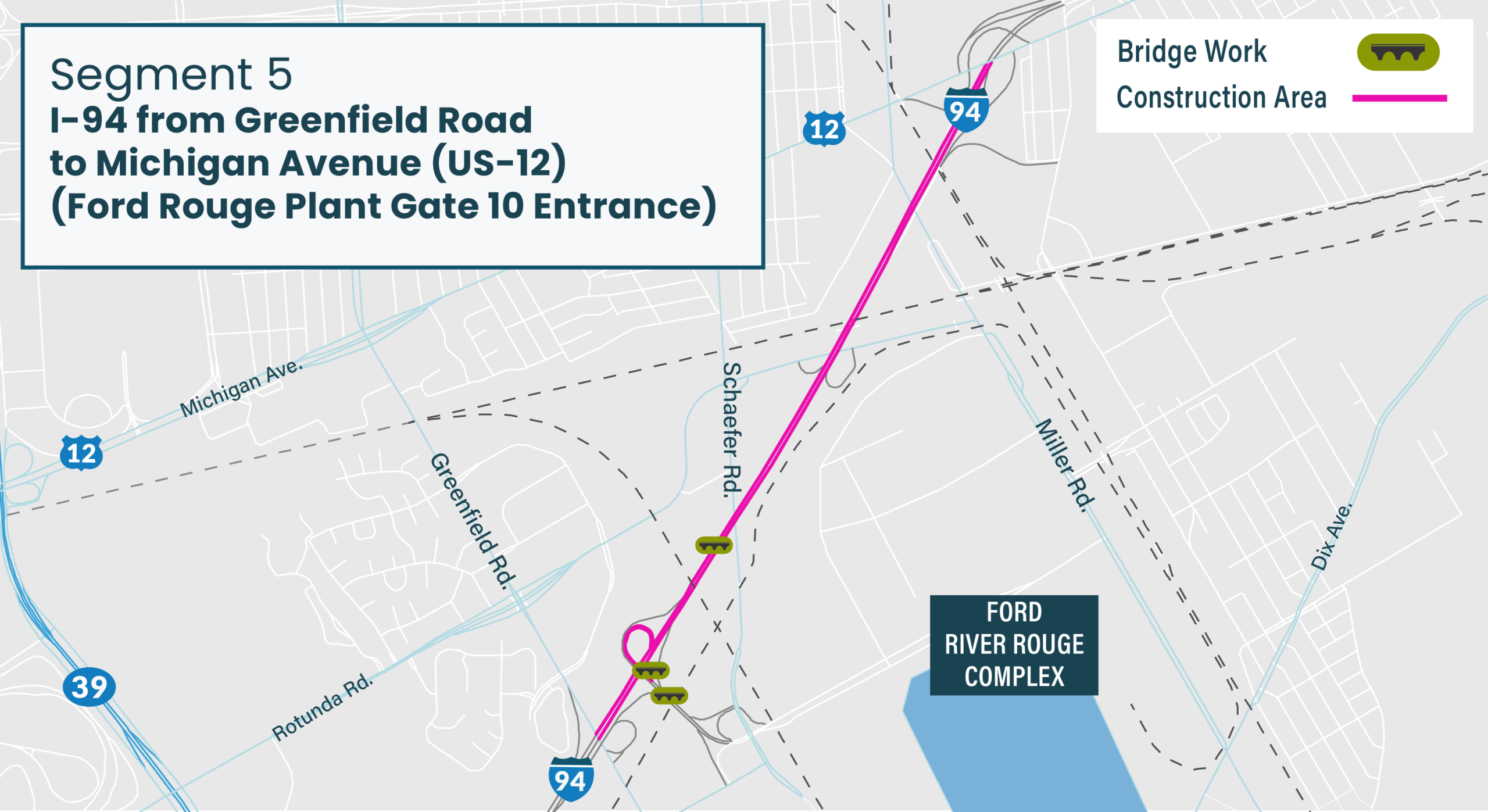 Segment 5 — I-94/Schaefer Road Interchange